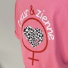 Tee-Shirt Cœur&zienne ROSE