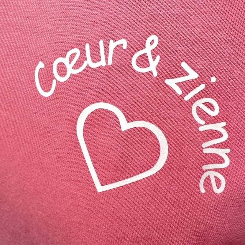 Tee-Shirt Cœur&zienne ROSE