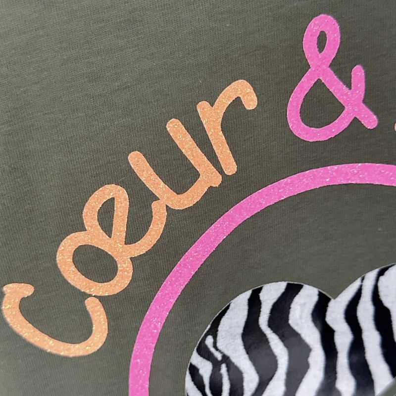 Tee-Shirt Cœur&zienne KAKI