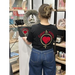 copy of copy of Tee-Shirt Cœur&zienne Rose